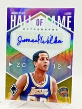 2023-24 Panini Phoenix Hall of Fame Autographs Jamaal Wilkes #HFA-JWK card