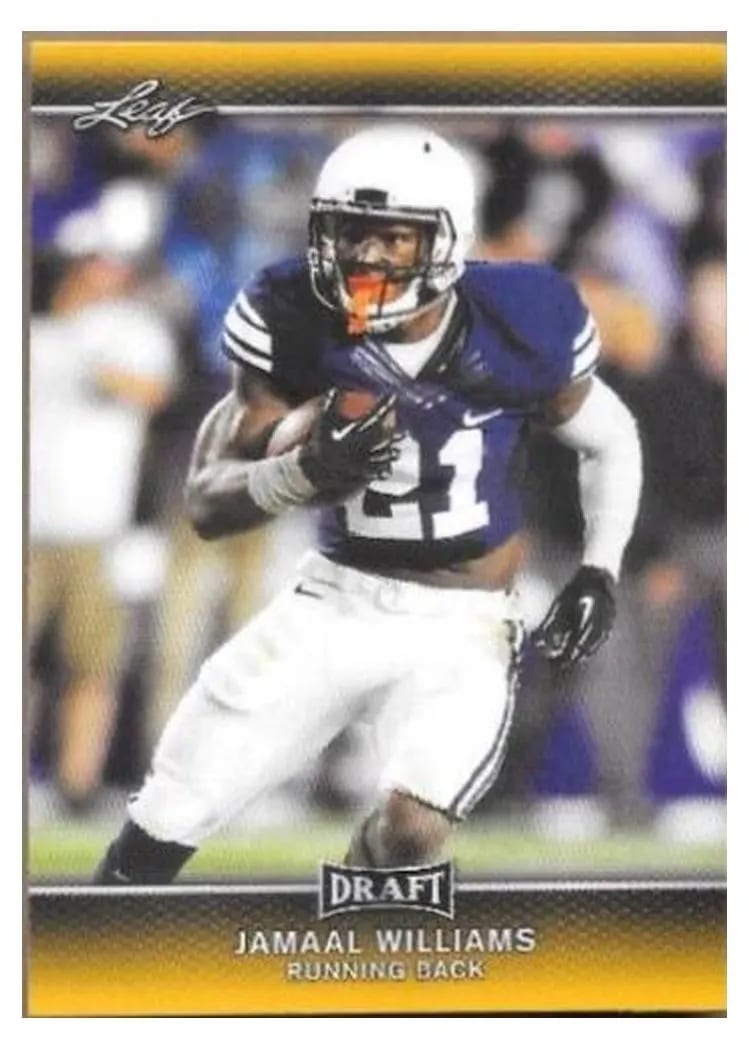 2017 Leaf Draft Jamaal Williams #31 card