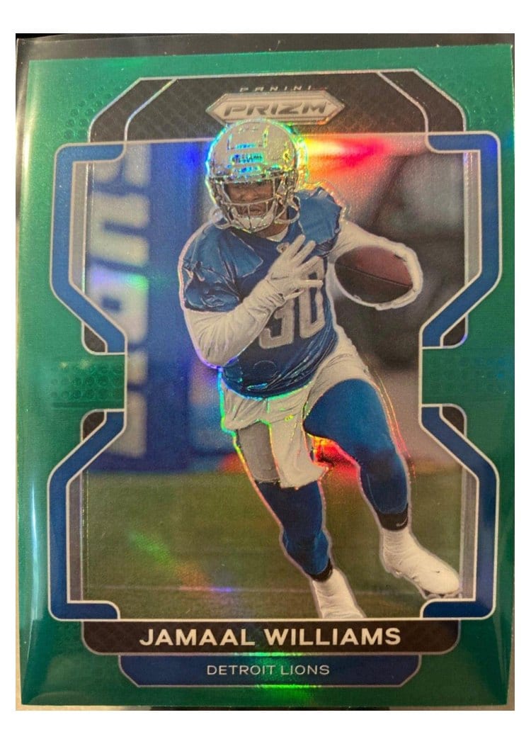 2021 Panini Prizm Base Set Jamaal Williams #150 card