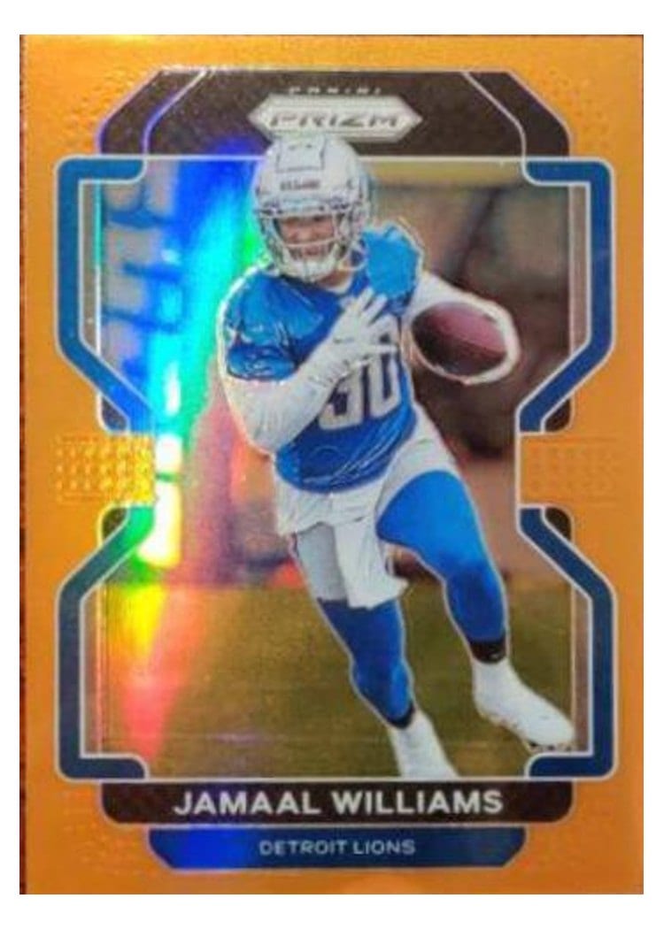 2021 Panini Prizm Base Set Jamaal Williams #150 card