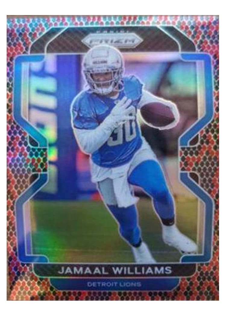 2021 Panini Prizm Base Set Jamaal Williams #150 card
