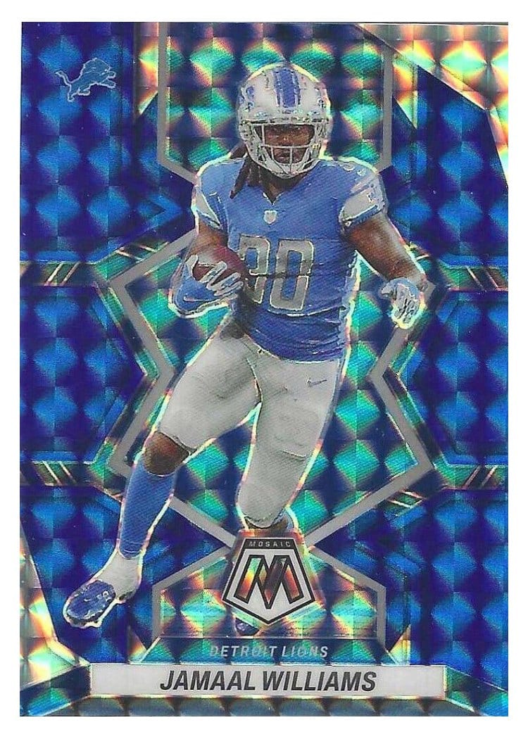 2022 Panini Mosaic Base Set Jamaal Williams #66 card