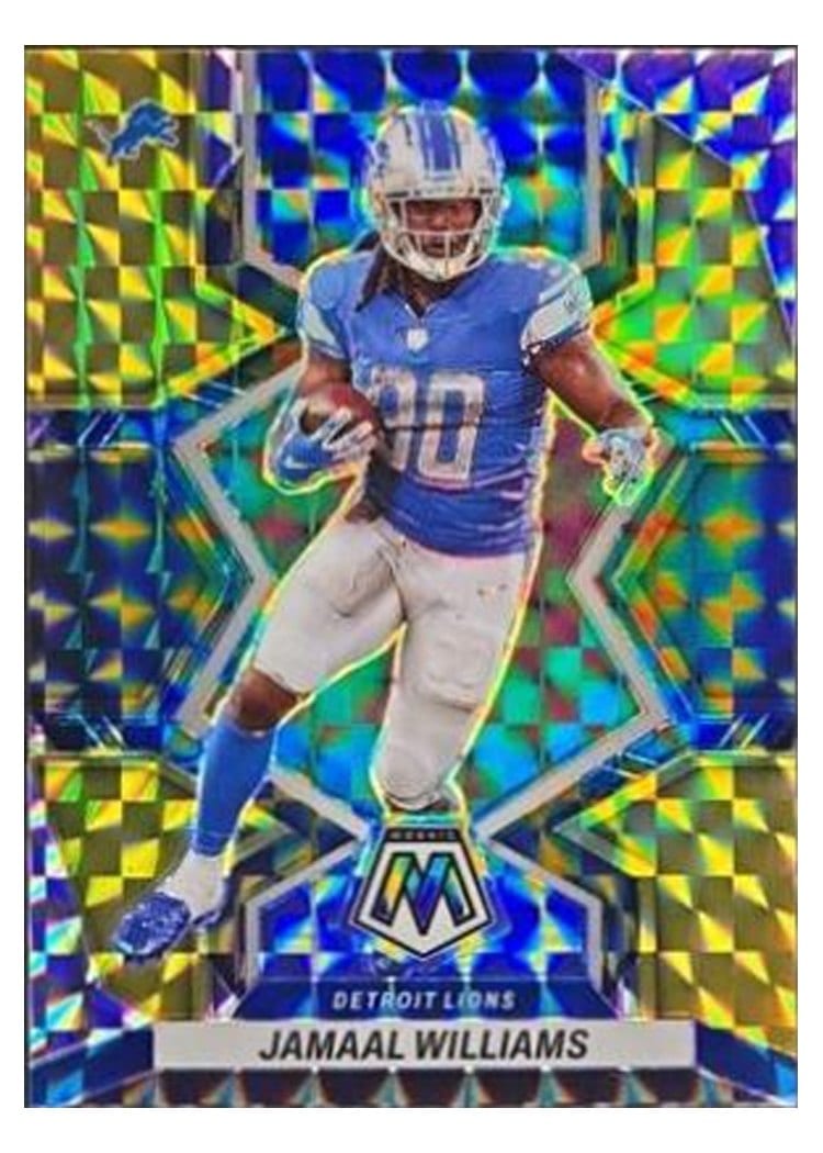 2022 Panini Mosaic Base Set Jamaal Williams #66 card