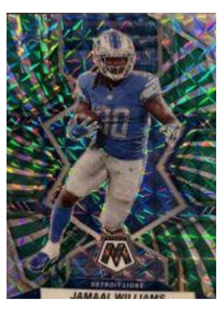 2022 Panini Mosaic Base Set Jamaal Williams #66 card