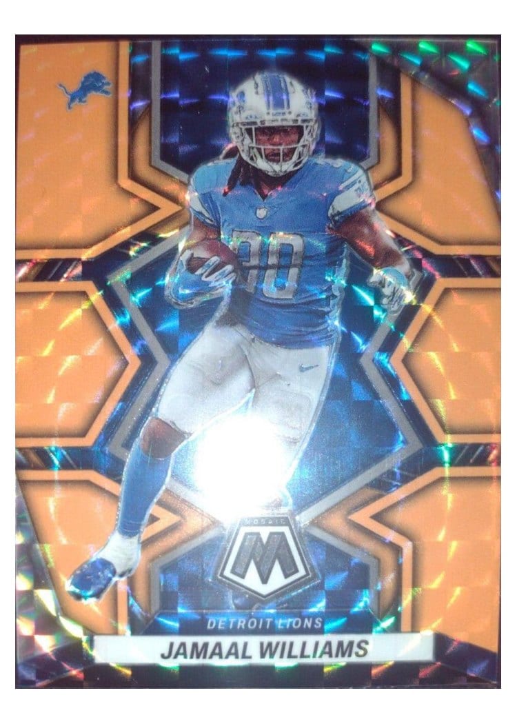 2022 Panini Mosaic Base Set Jamaal Williams #66 card