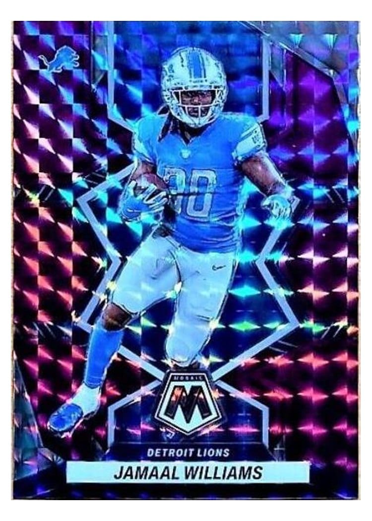 2022 Panini Mosaic Base Set Jamaal Williams #66 card