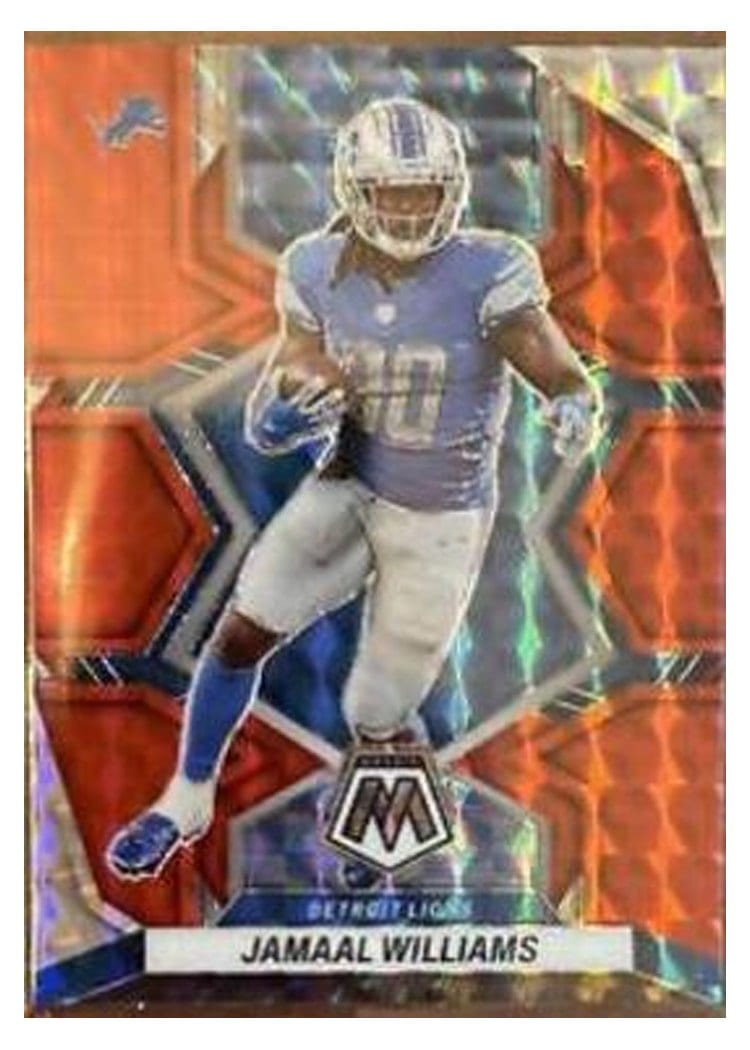 2022 Panini Mosaic Base Set Jamaal Williams #66 card