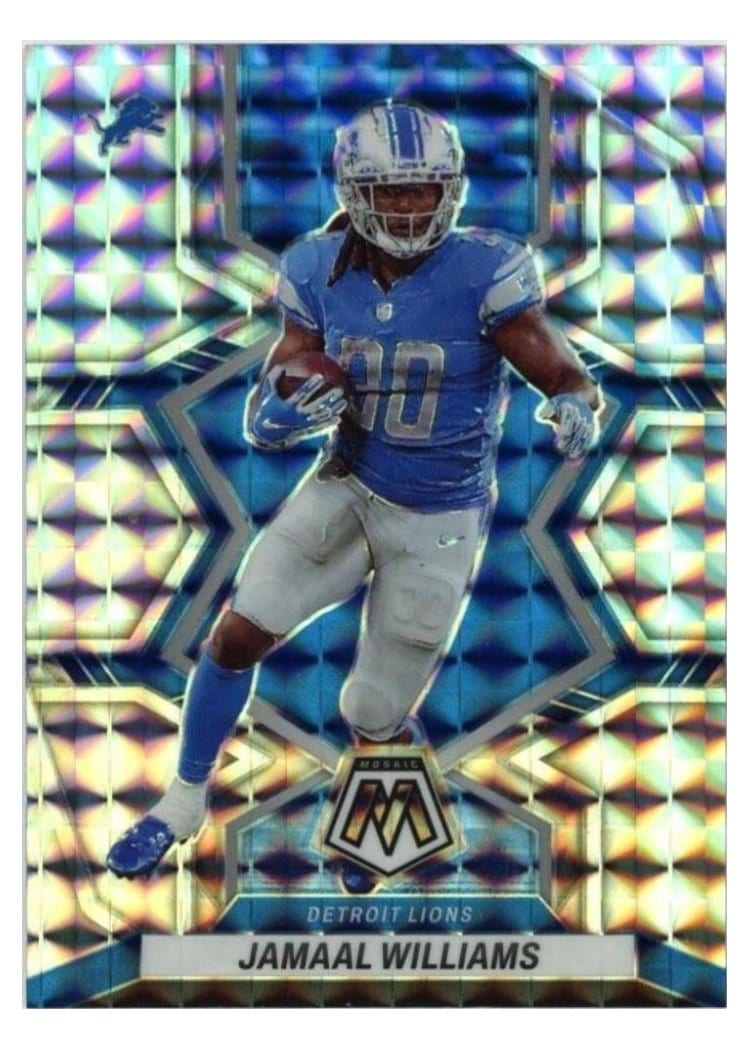 2022 Panini Mosaic Base Set Jamaal Williams #66 card