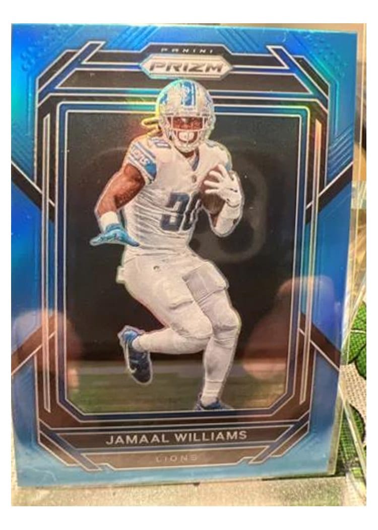 2022 Panini Prizm Base Set Jamaal Williams Blue #97 card