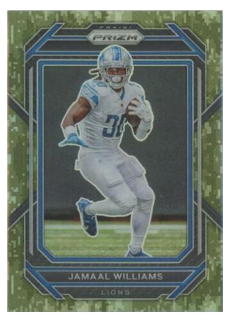 2022 Panini Prizm Base Set Jamaal Williams #97 card
