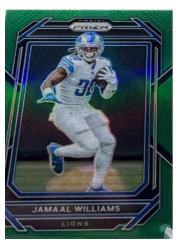 2022 Panini Prizm Base Set Jamaal Williams #97 card