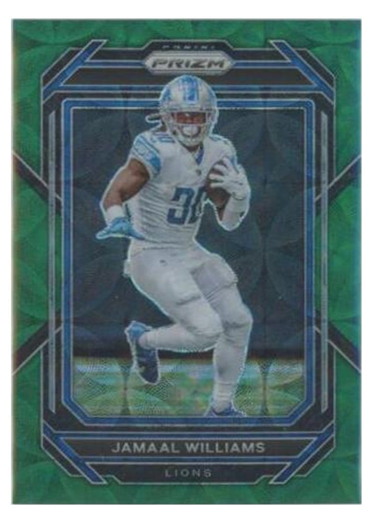 2022 Panini Prizm Base Set Jamaal Williams #97 card