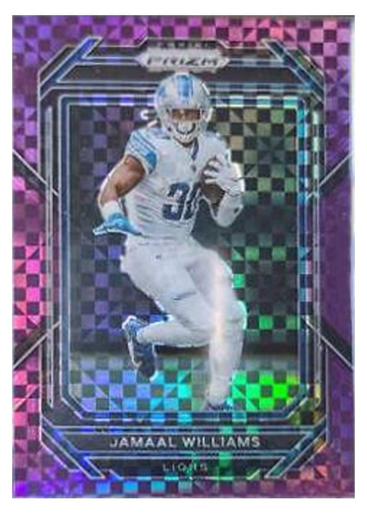 2022 Panini Prizm Base Set Jamaal Williams #97 card