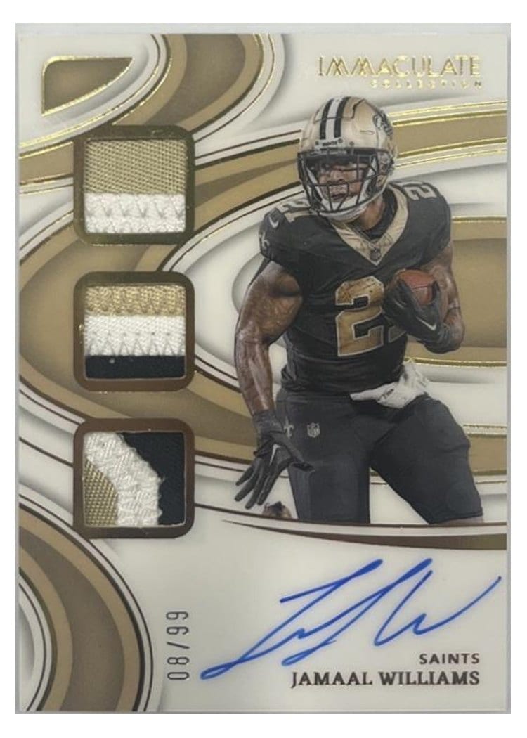 2024 Panini Immaculate Collection Immaculate Players Collection Autographs Jamaal Williams #27 card