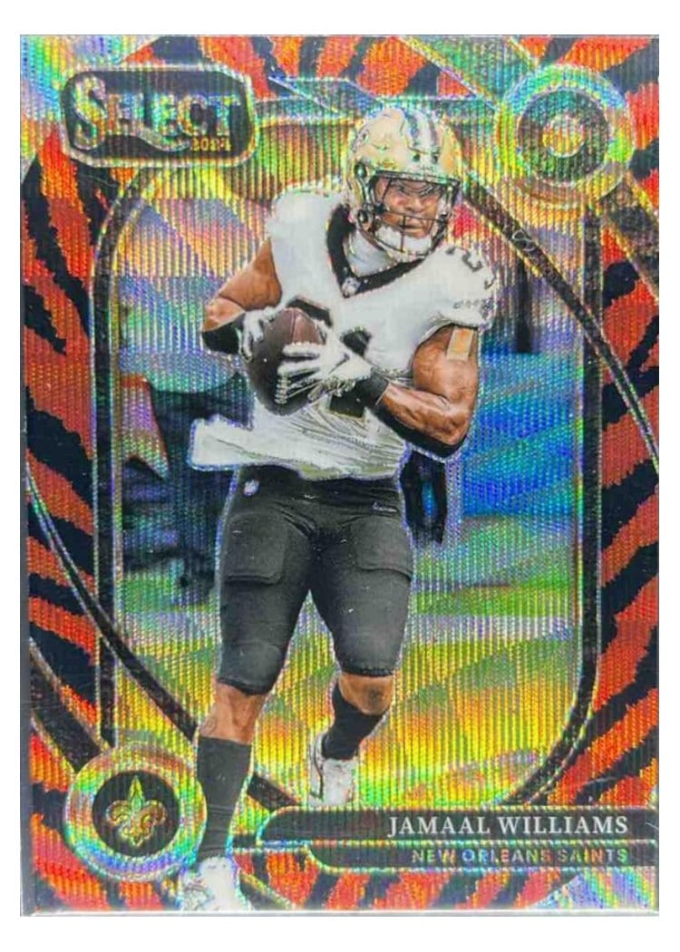 2024 Panini Select Base Set Jamaal Williams Tiger Prizm #266 card