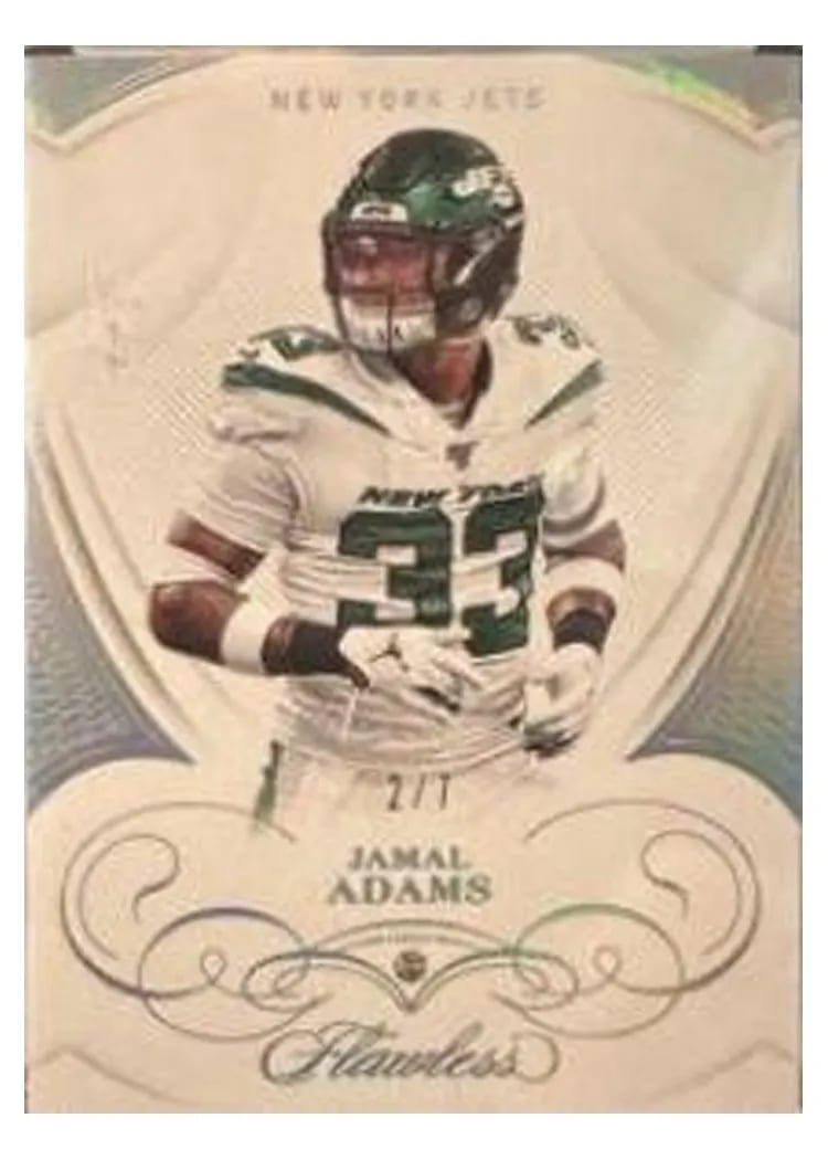 2019 Panini Flawless Base Ruby Jamal Adams #48 card