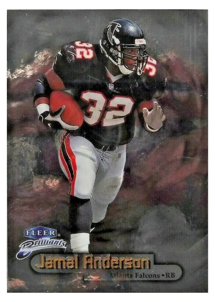 1998 Fleer Brilliants Jamal Anderson #27 card