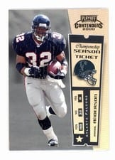 2000 Playoff Contenders Jamal Anderson #4 card