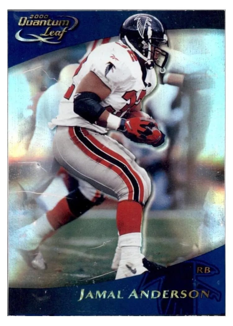 2000 Quantum Leaf Jamal Anderson #13 card
