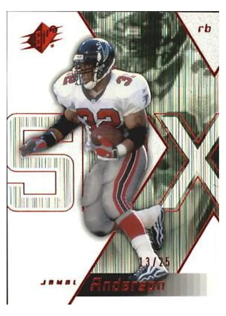2000 Spx Jamal Anderson Spectrum #5 card