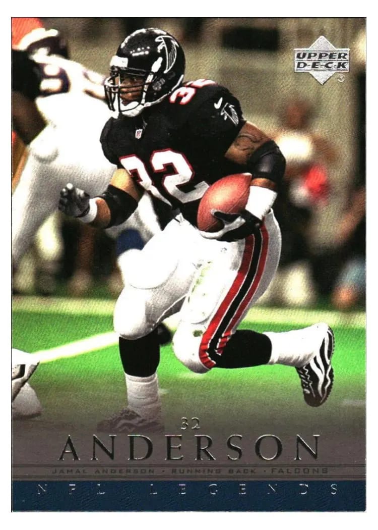 2000 Upper Deck Legends Jamal Anderson #2 card