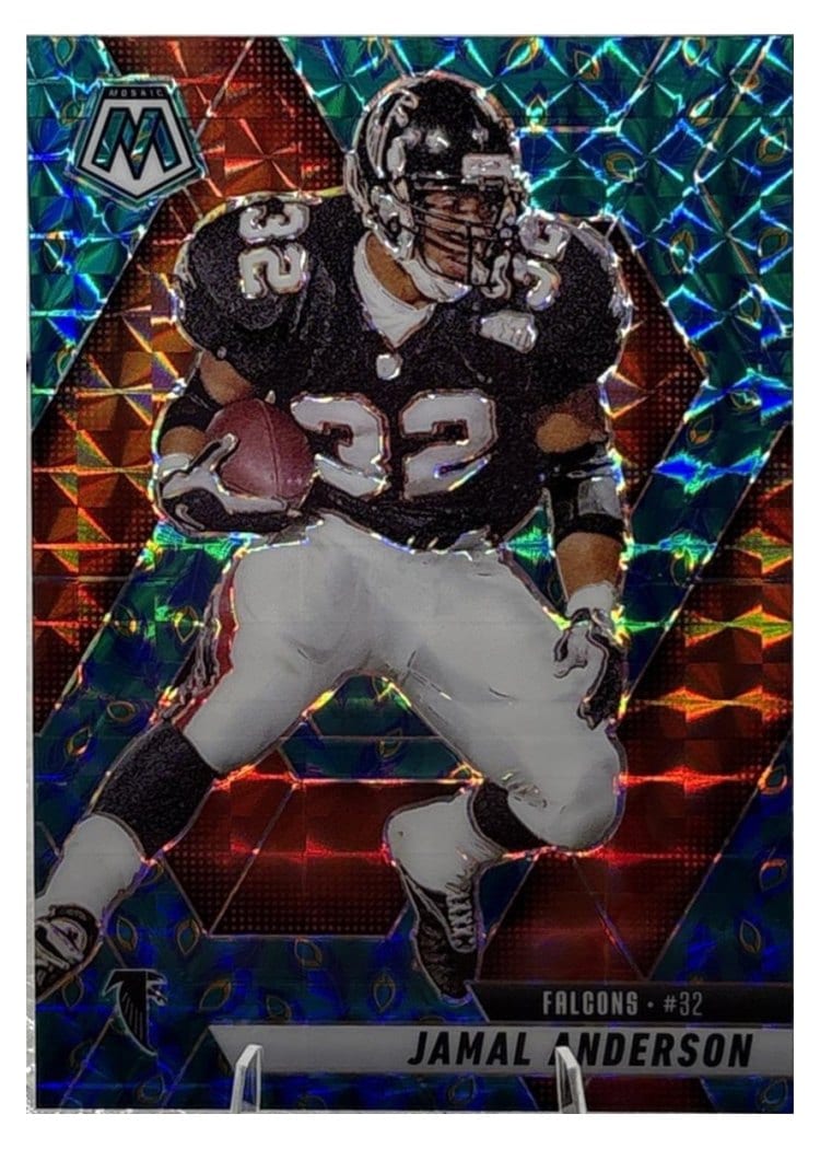2025 Panini Mosaic Base Set Jamal Anderson Choice Peacock #152 card