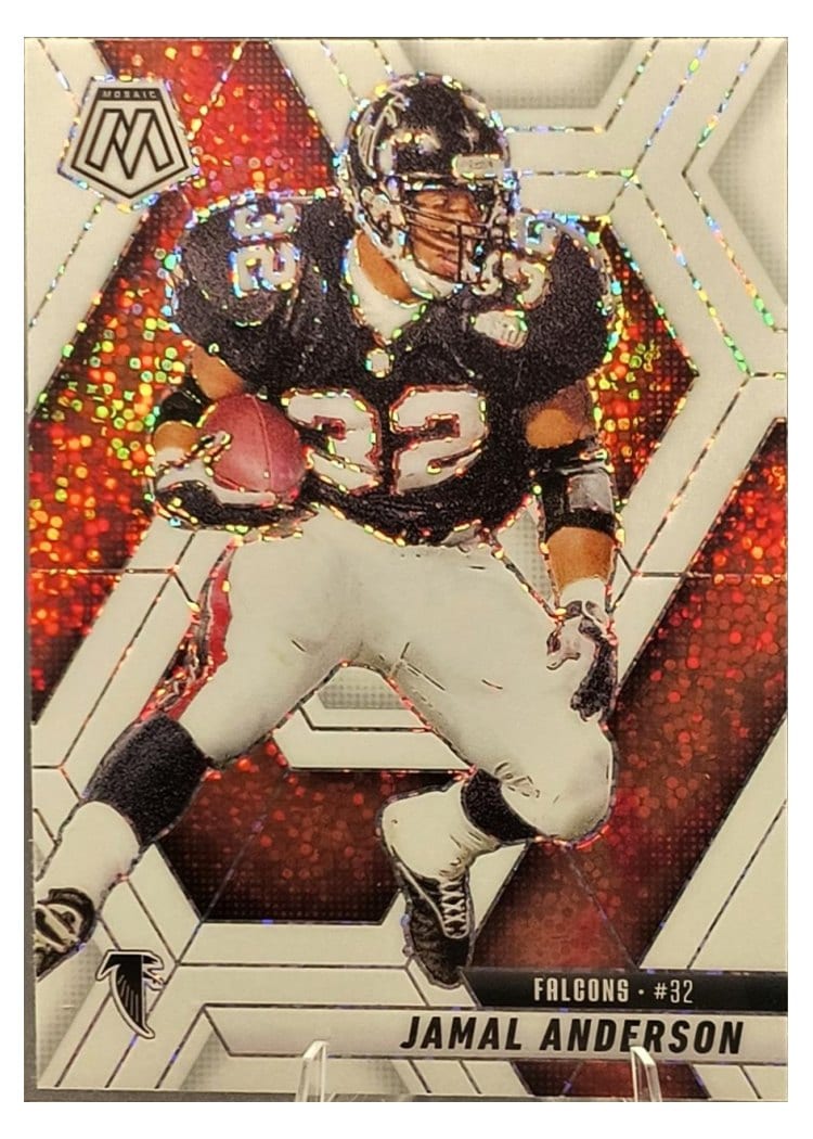 2025 Panini Mosaic Base Set Jamal Anderson White Sparkle #152 card