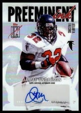 2025 Topps Signature Class Preeminent Ink Jamal Anderson #PI-JA card