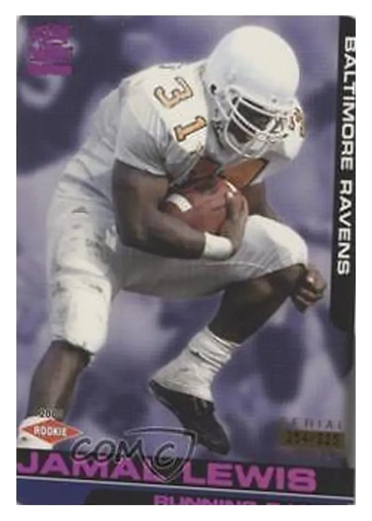 2000 Pacific Paramount Jamal Lewis #19 card