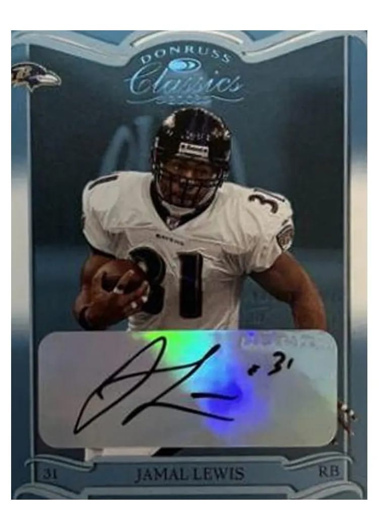 2003 Panini Donruss Classics Jamal Lewis Significant Signatures #8 card