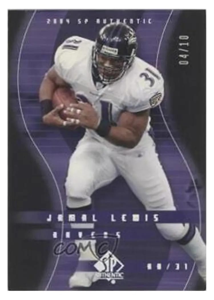 2004 SP Authentic Jamal Lewis #7 card