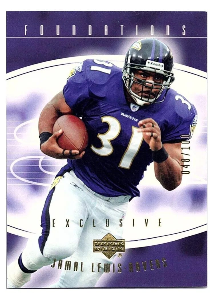 2004 Upper Deck Foundations Jamal Lewis #9 card