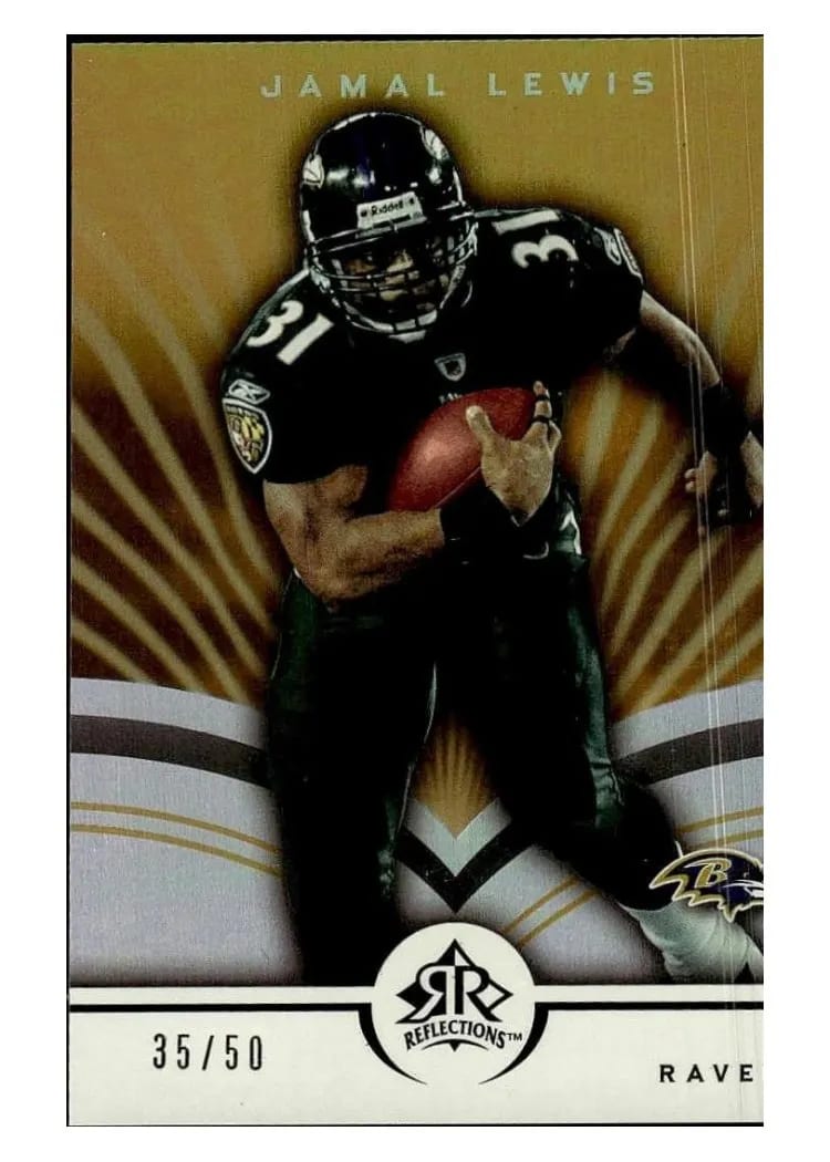 2004 Upper Deck Reflections Jamal Lewis #8 card