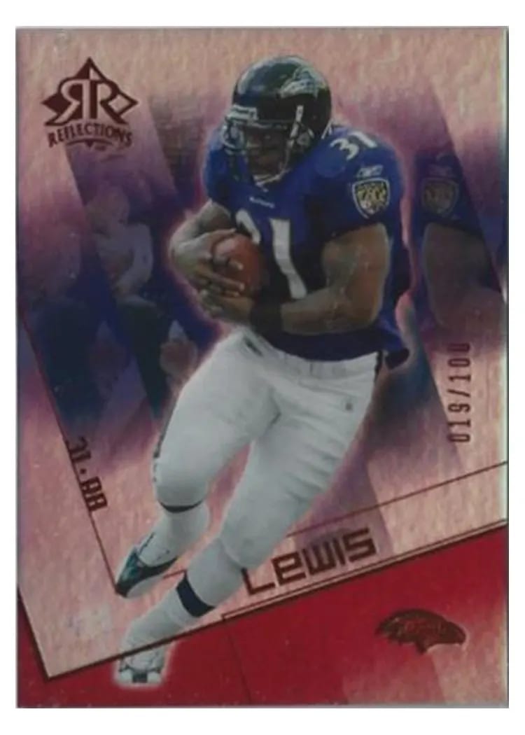 2004 Upper Deck Reflections Jamal Lewis #8 card