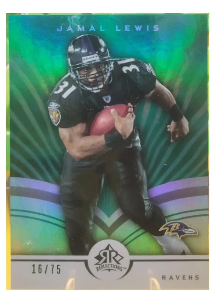 2005 Upper Deck Reflections Jamal Lewis #8 card