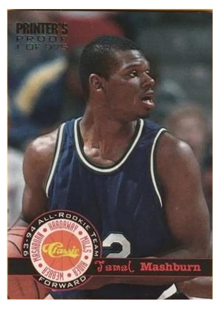 1994 Classic Draft Jamal Mashburn #12 card