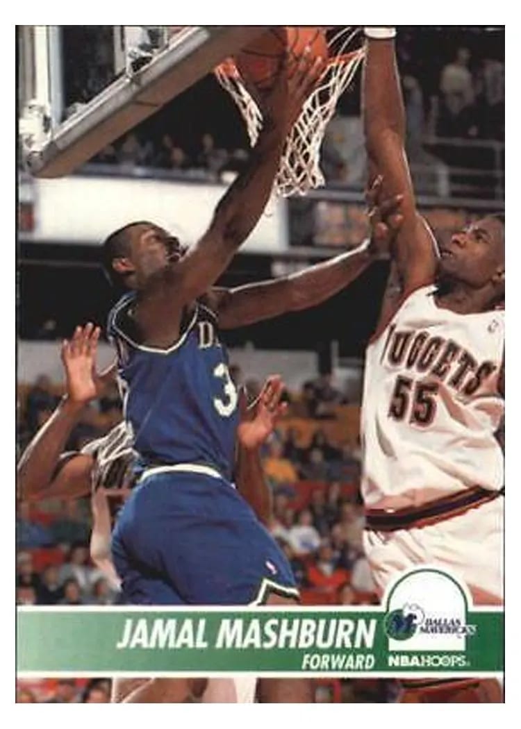 1994 Hoops Jamal Mashburn #46 card