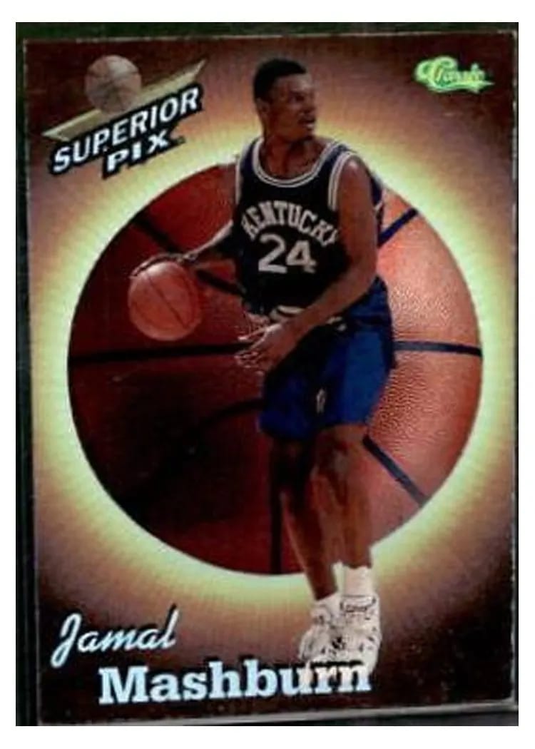 1995 Classic Superior Pix Chrome Jamal Mashburn #29 card