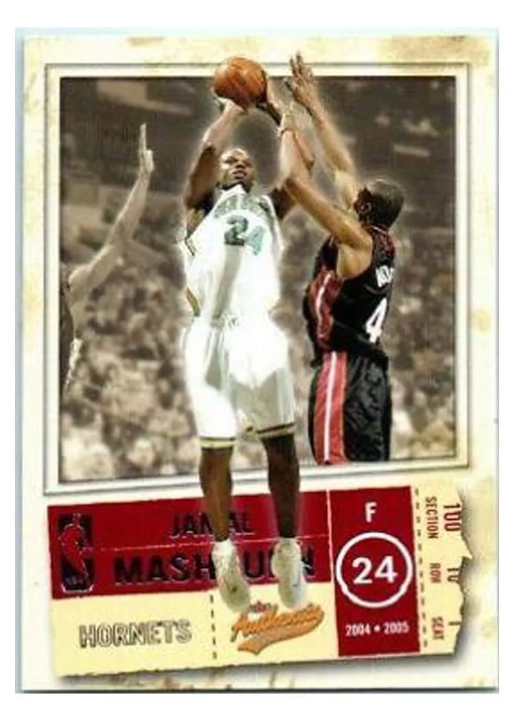 2004 Fleer Authentix Jamal Mashburn #89 card