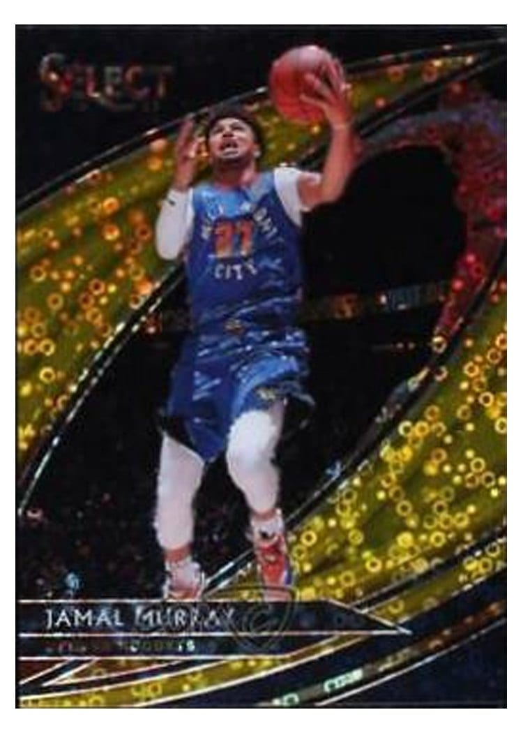 2019-20 Panini Select Base Set Jamal Murray Gold Disco Prizm #218 card