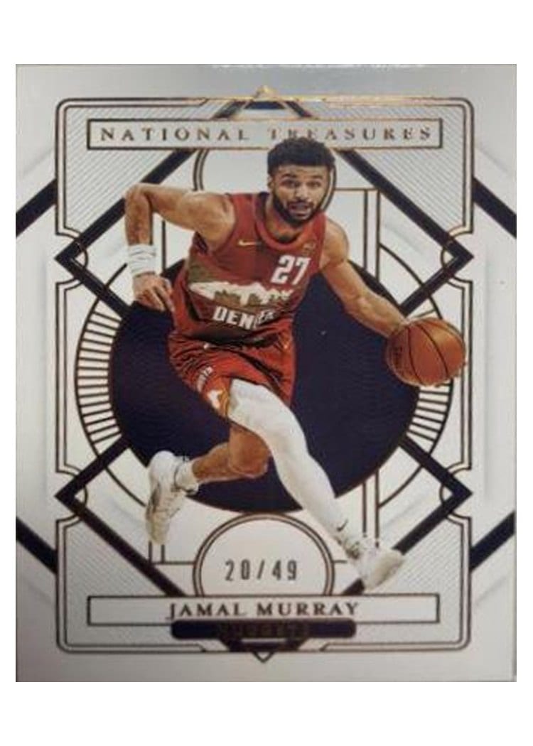 2020-21 Panini National Treasures Base Set Jamal Murray #42 card
