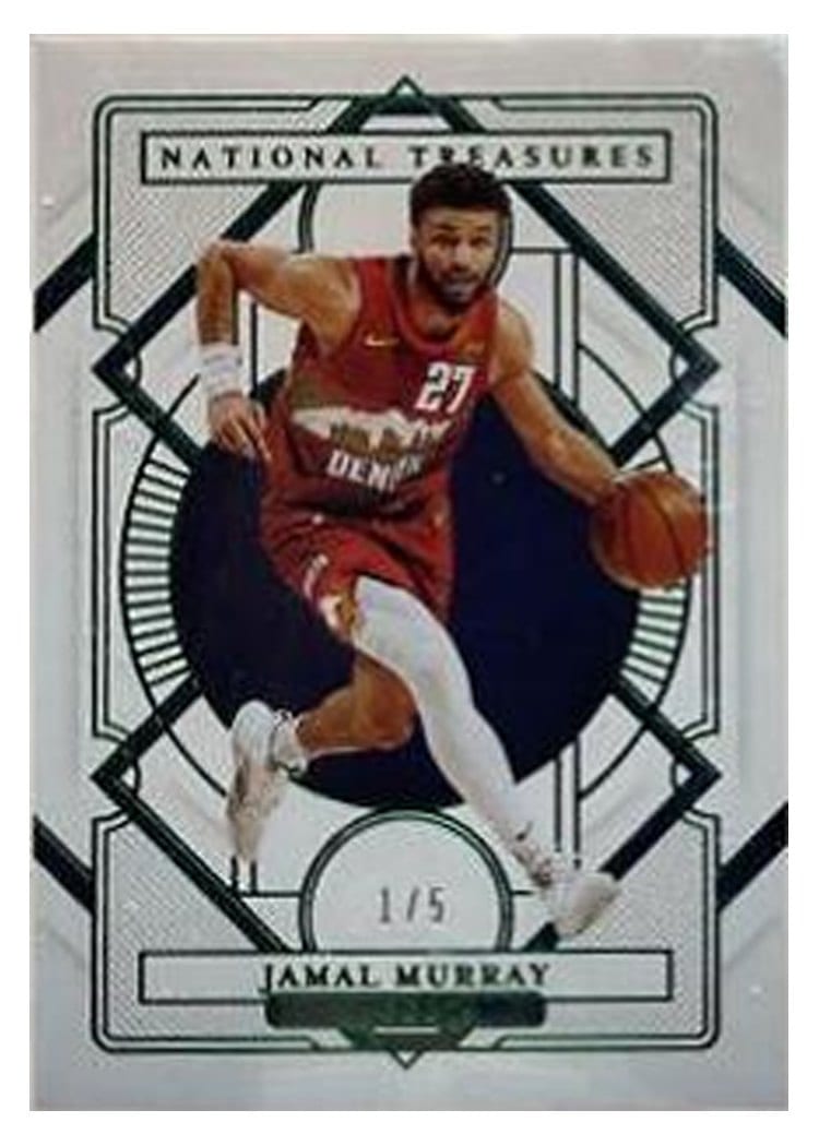2020-21 Panini National Treasures Base Set Jamal Murray #42 card