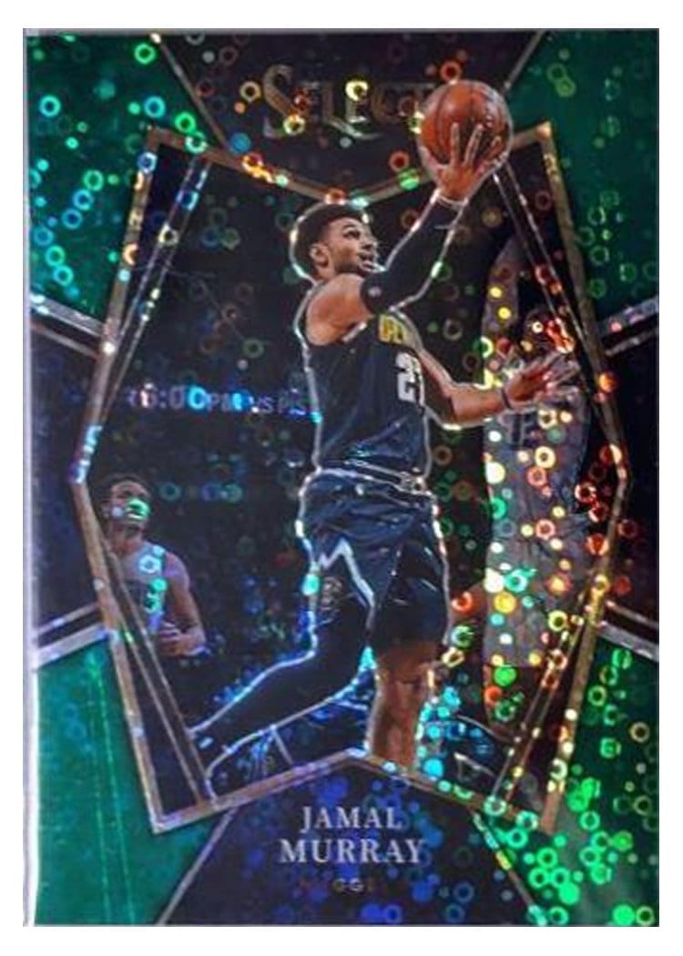 2020-21 Panini Select Base Set Jamal Murray Green Disco Prizm #260 card