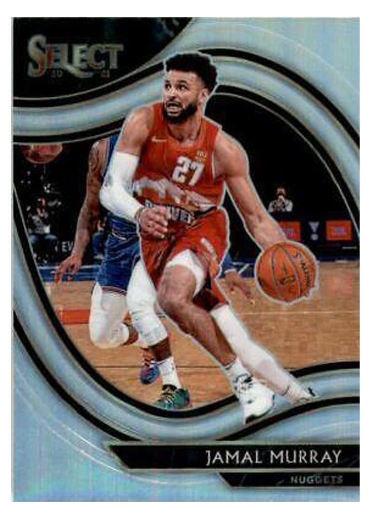 2020-21 Panini Select Base Set Jamal Murray Silver Prizm #260 card