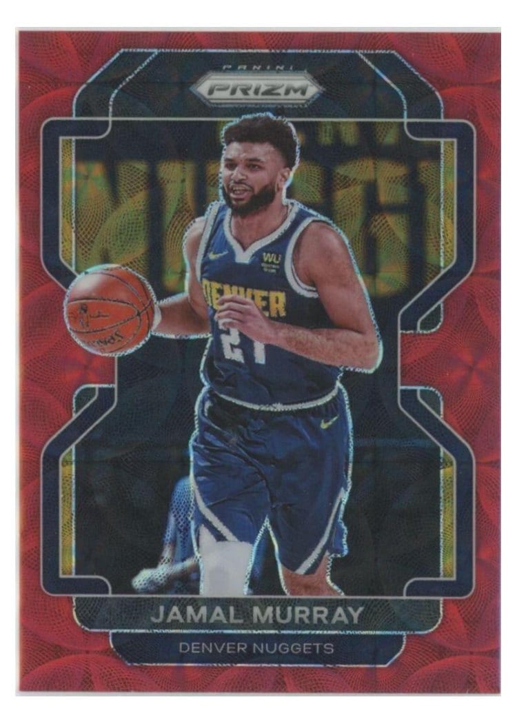 2021-22 Panini Prizm Base Set Jamal Murray #102 card