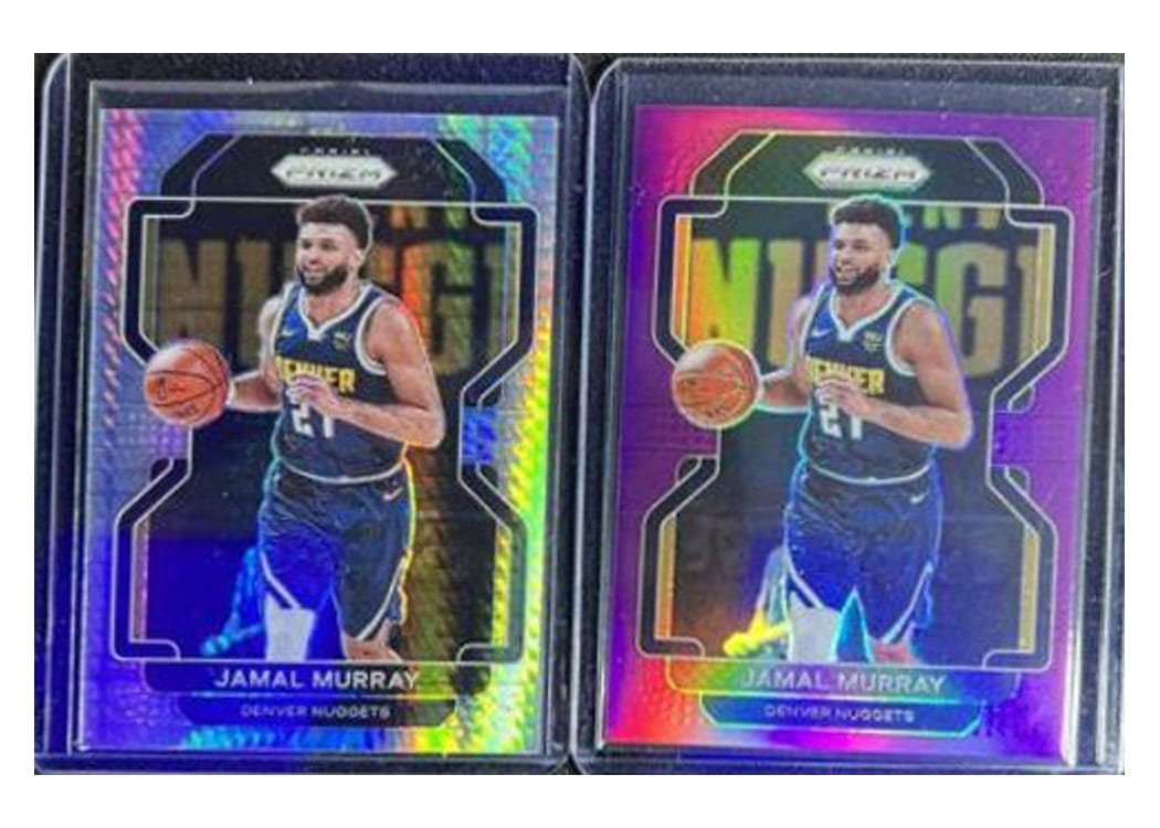 2021-22 Panini Prizm Base Set Jamal Murray #102 card