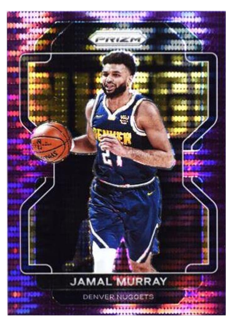 2021-22 Panini Prizm Base Set Jamal Murray #102 card