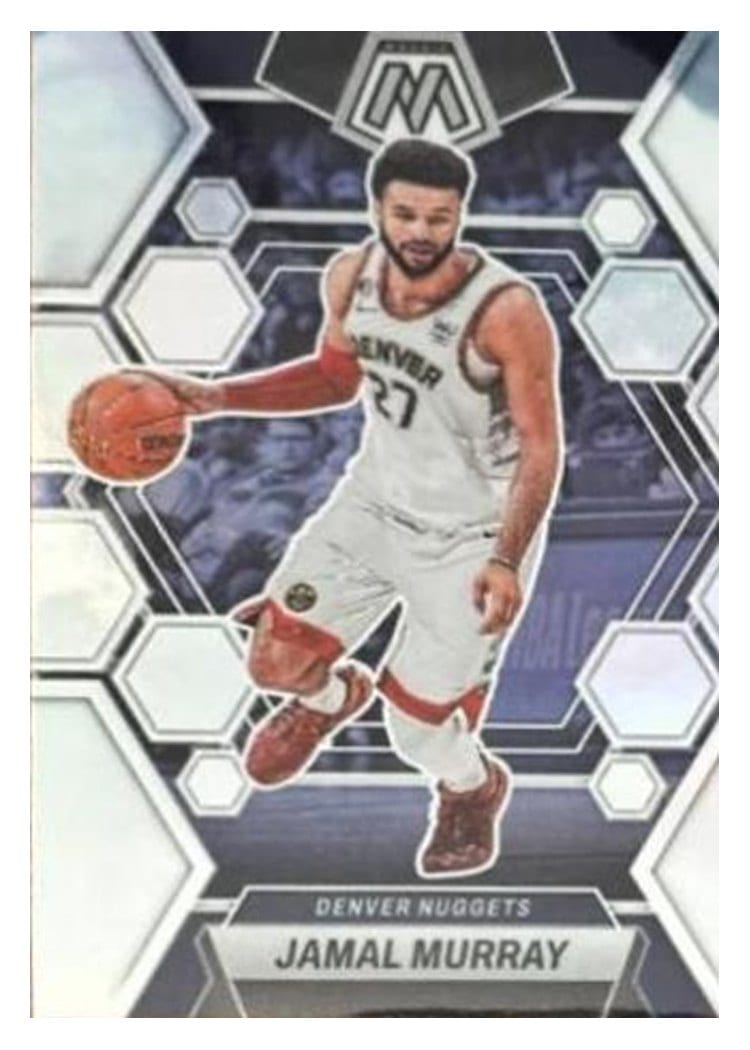 2022-23 Panini Mosaic Base Set Jamal Murray Silver #107 card