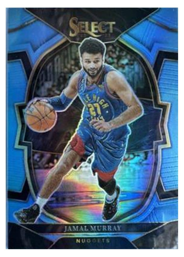 2022-23 Panini Select Base Set Jamal Murray Light Blue Prizm #39 card