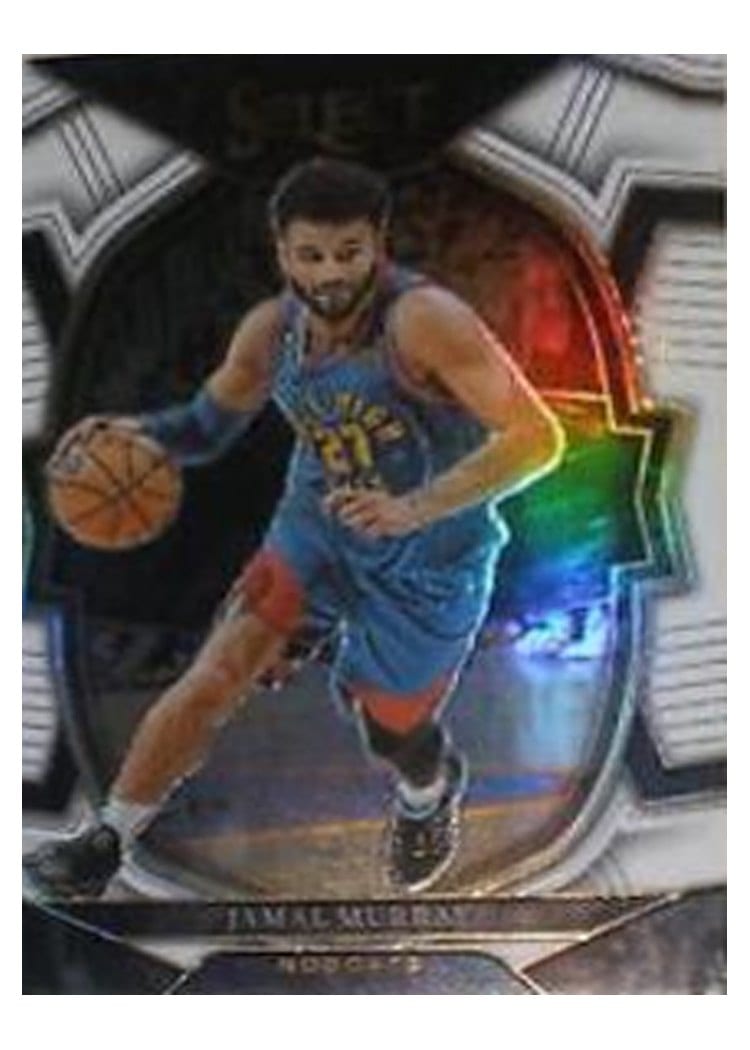 2022-23 Panini Select Base Set Jamal Murray White Prizm #39 card